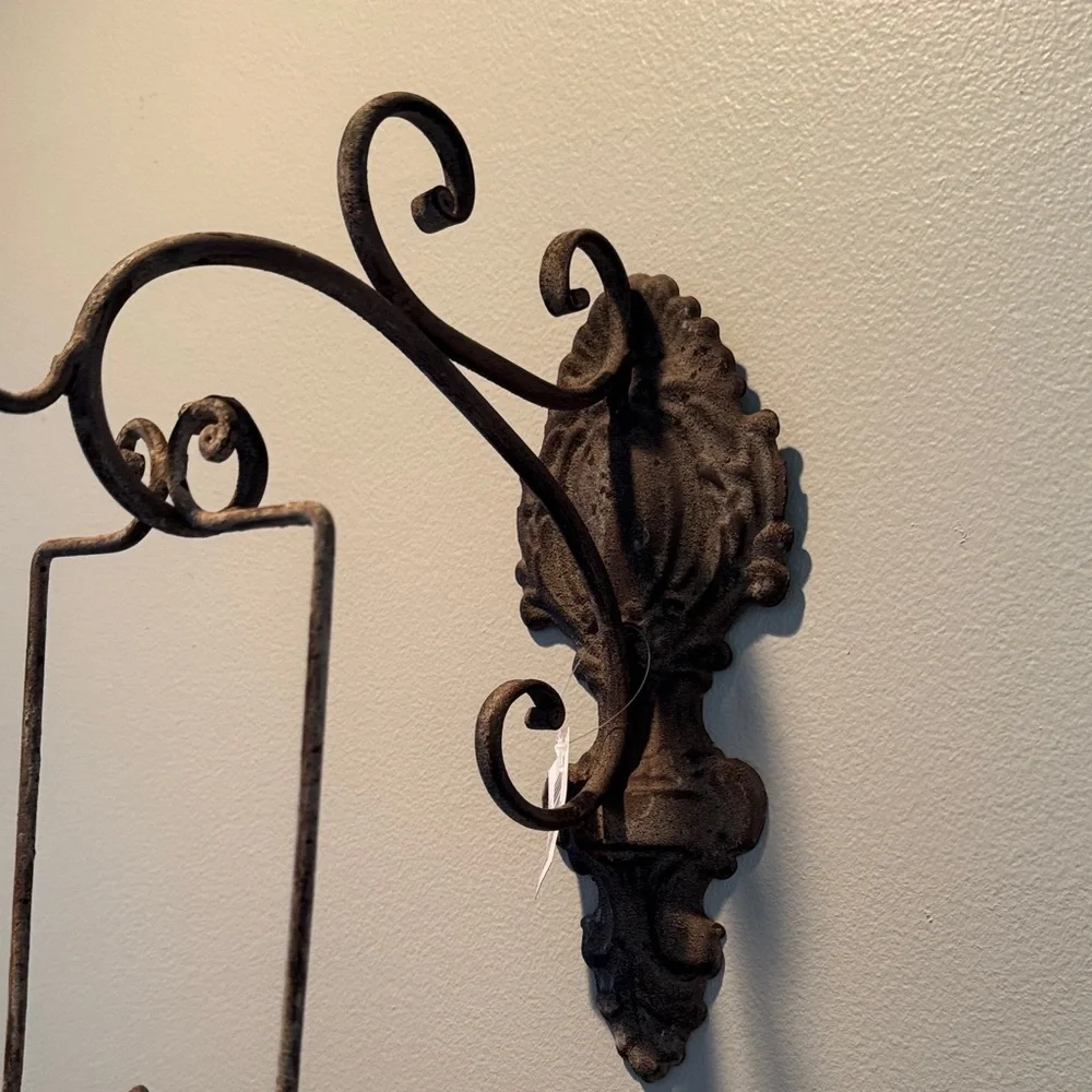 Rustic Brown Lantern Wall hanging lantern Accent NWT